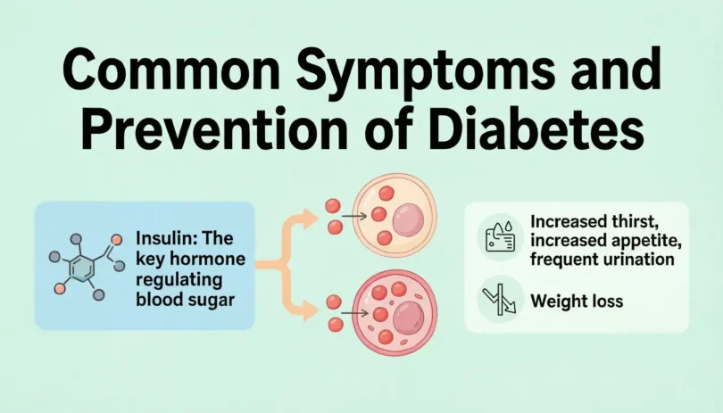 common symptoms and prevention of diabetes