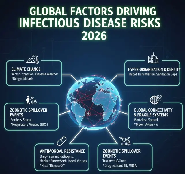 global factors driving infectious disease risks in 2026