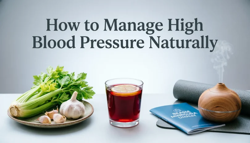 how to manage high blood pressure naturally