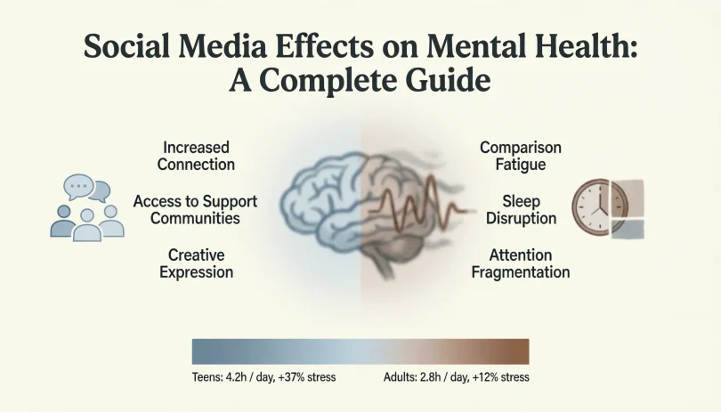 social media effects on mental health a complete guide