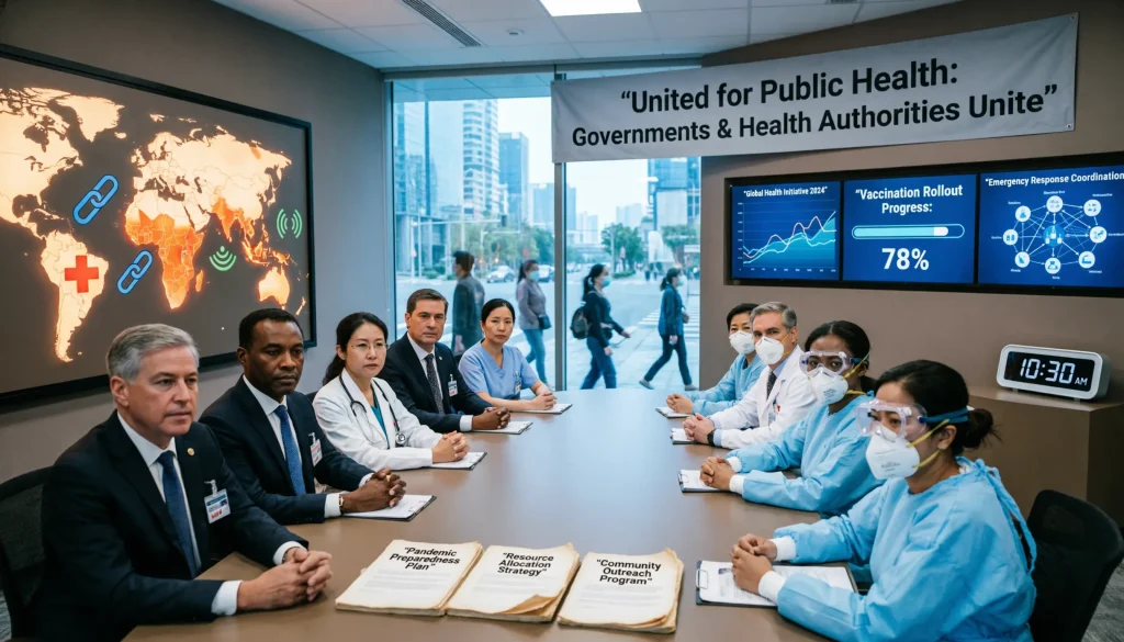 the role of governments and health authorities