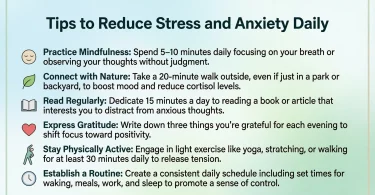 tips to reduce stress and anxiety daily