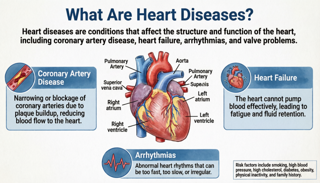 what are heart diseases
