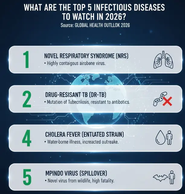 what is top 5 infectious diseases to watch in 2026