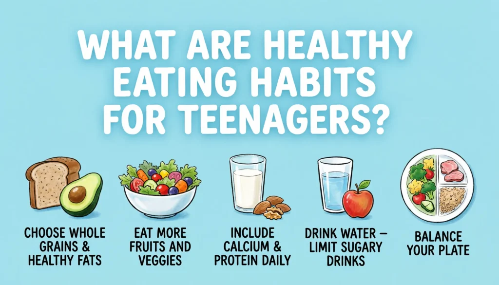 what are healthy eating habits for teenagers