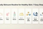 daily skincare routine for healthy skin