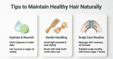 tips to maintain healthy hair naturally